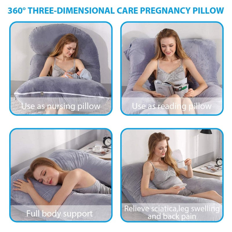 Maternity pillow with cotton filling