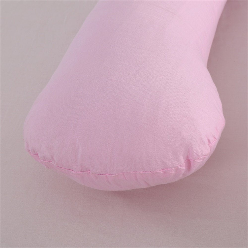Pregnancy Pillow U-Shaped – Full Body Maternity Pillow with Washable Cotton Cover