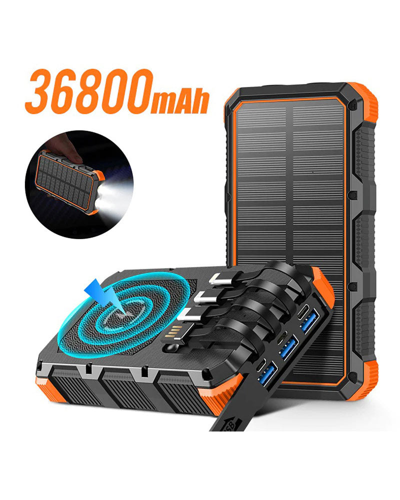 Solar power bank for camping