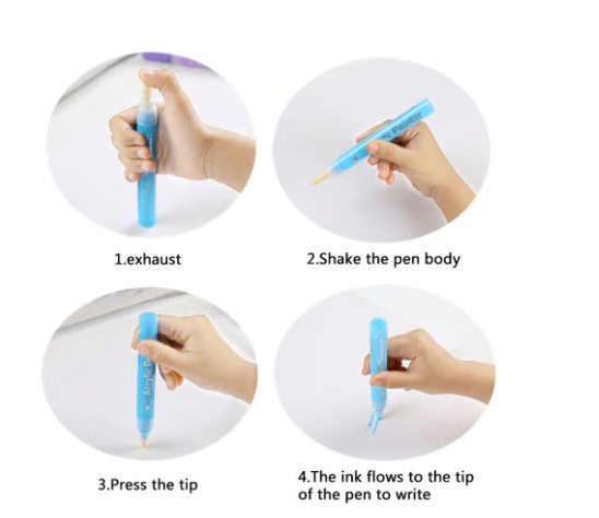 Acrylic Paint Markers Pens Water-Based Painting Marker 18 pcs