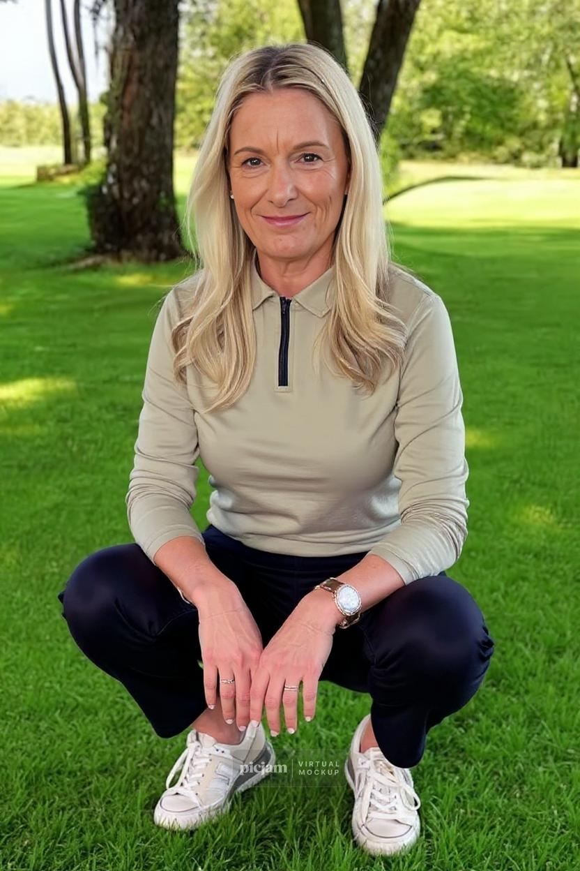 Women's Merino Long Sleeve Polo