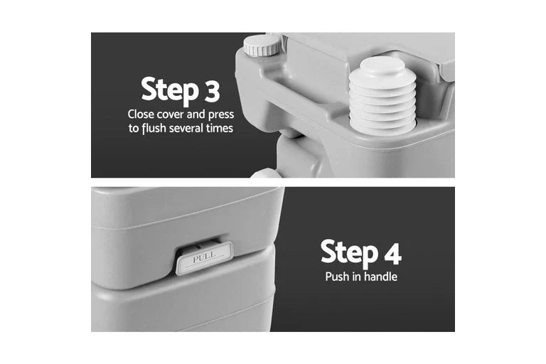 Portable Toilet for Camping 20L