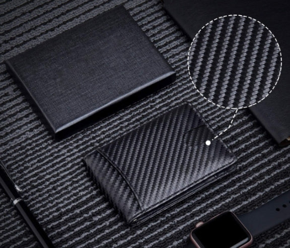 Minimalist Slim Wallet with Money Clip RFID Blocking Front Pocket