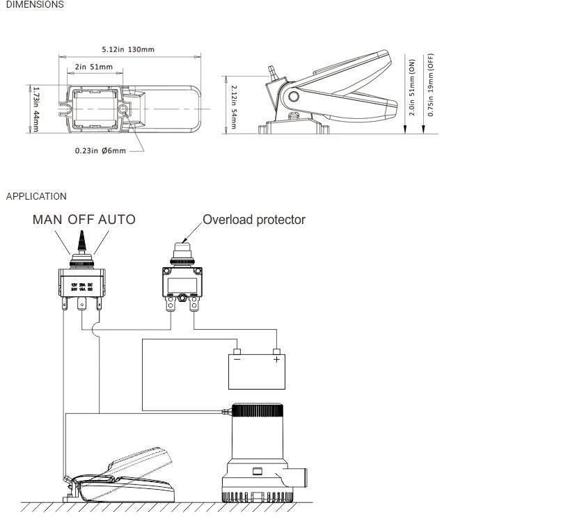 Automatic pump activation switch