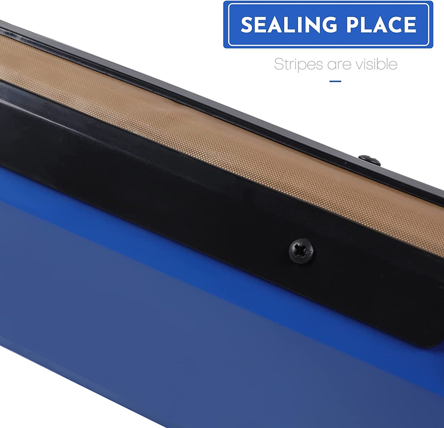 Sealing plastic bag edge