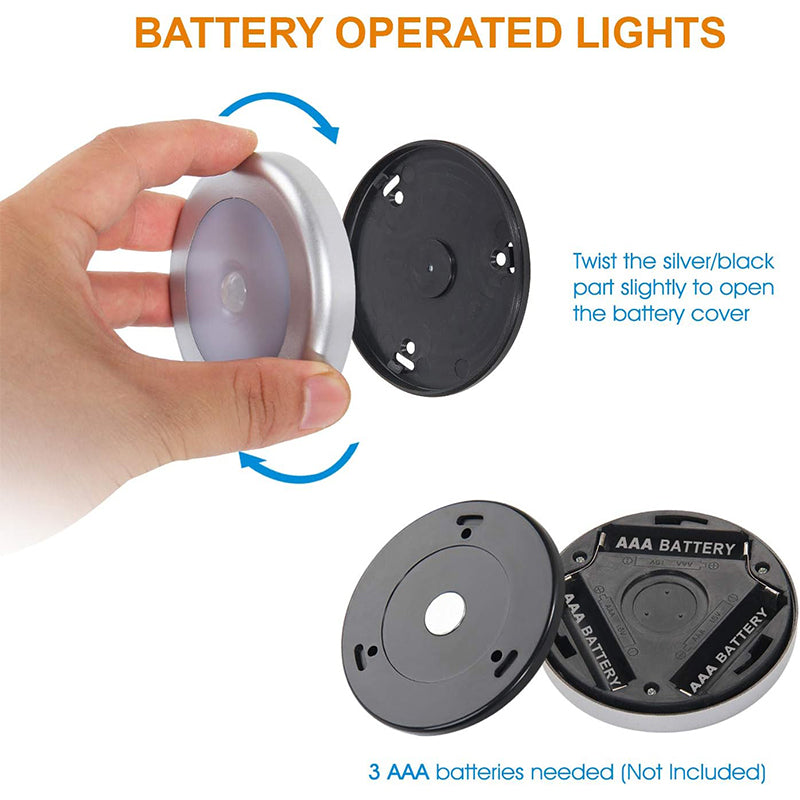 Magnetic mount closet light