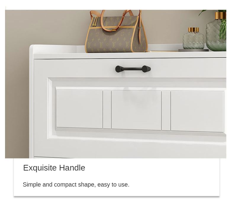 Flat packed shoe cabinet parts