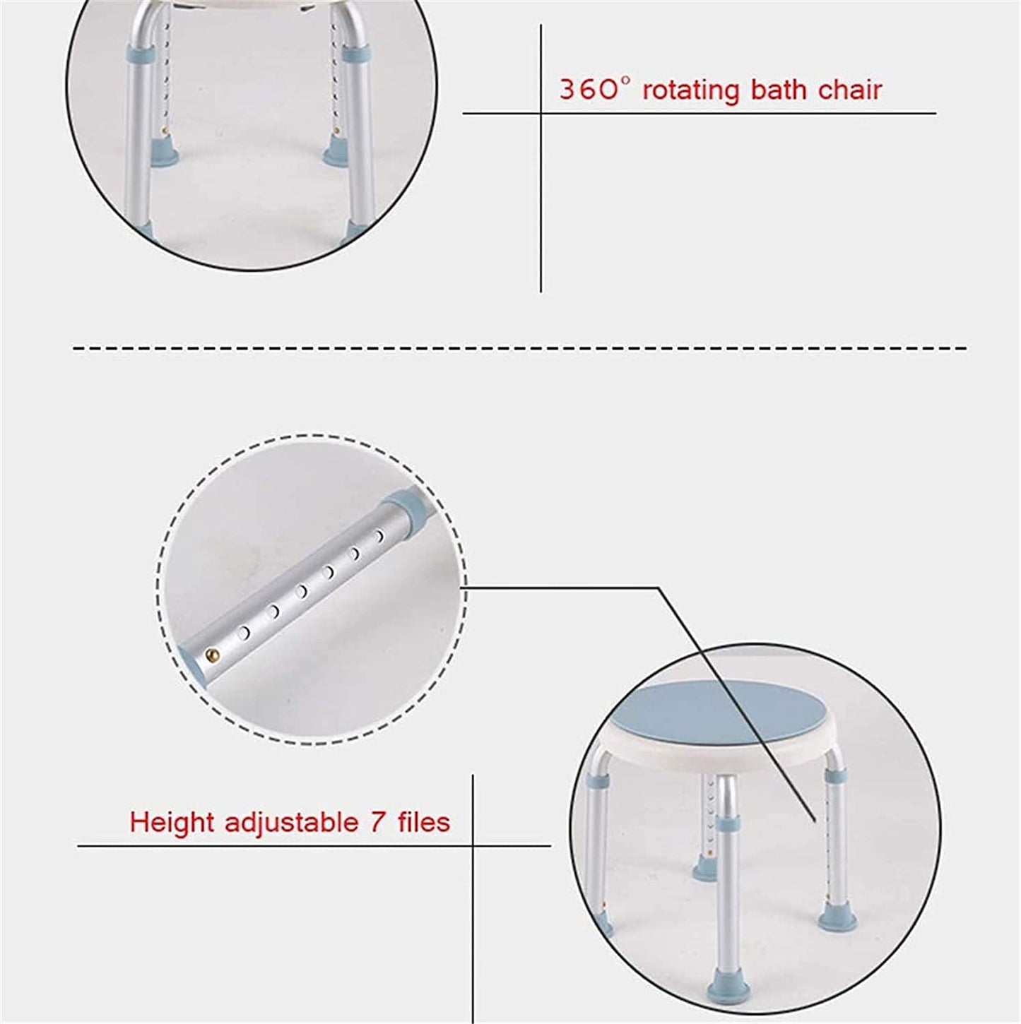 lightweight shower stool