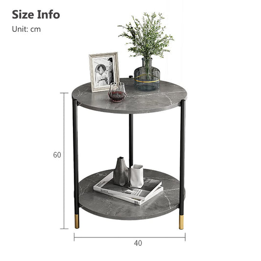 double layer side table