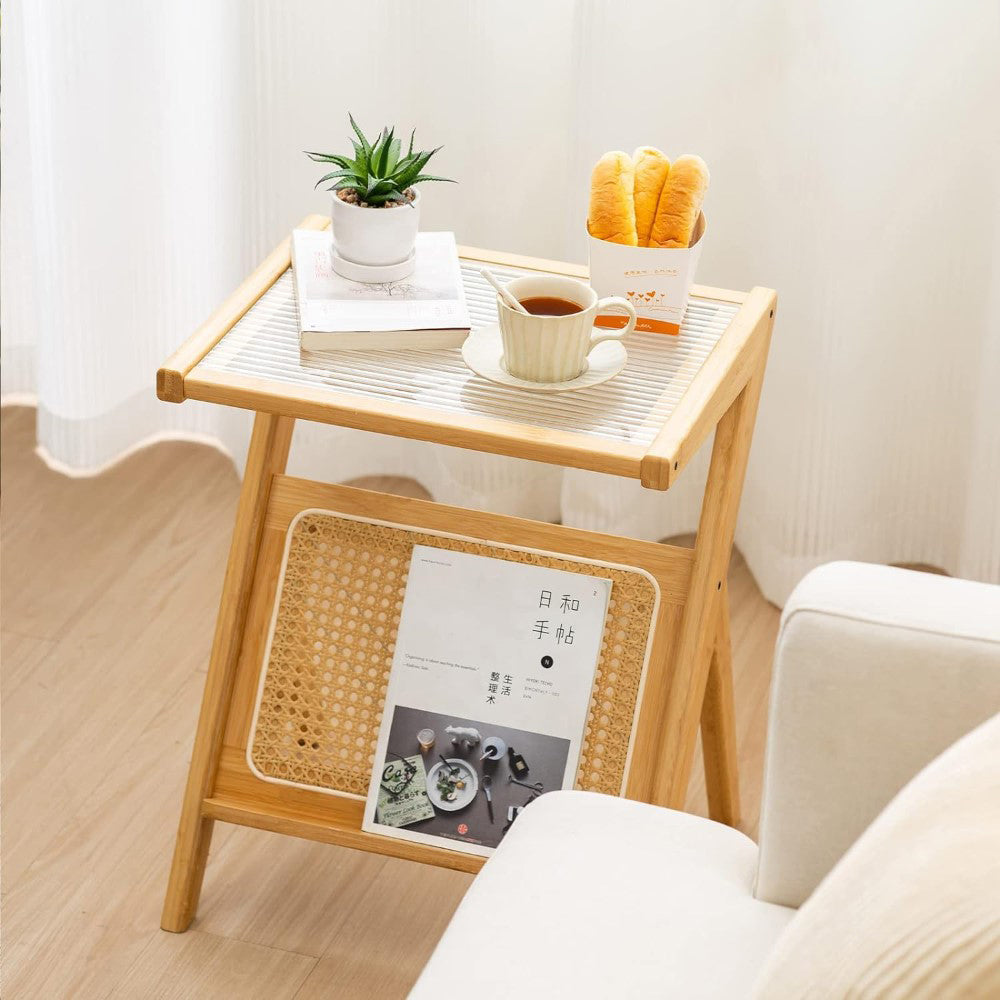 eco friendly rattan table