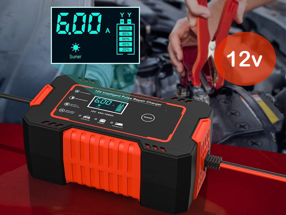 Battery charger with user manual