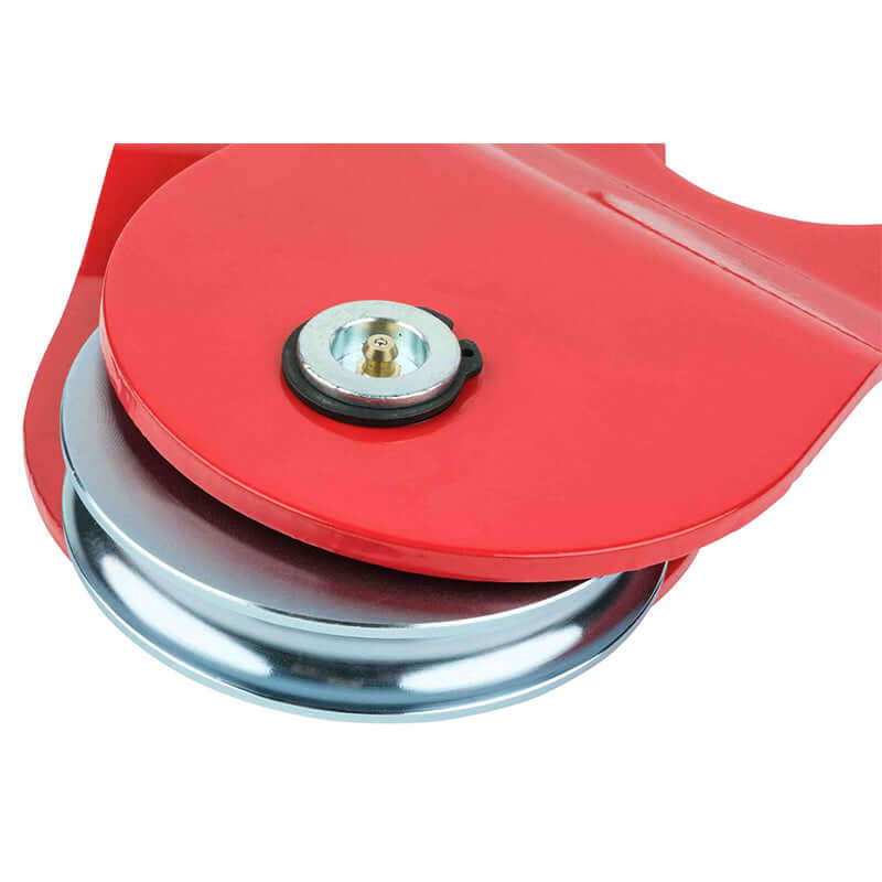 Pulley block with large opening