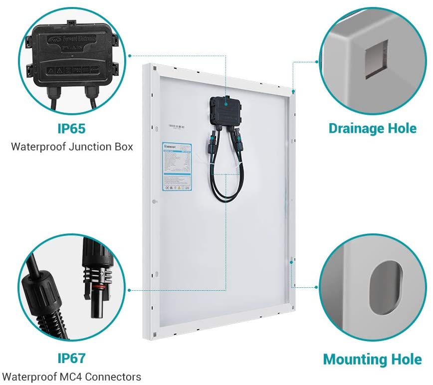 IP65 waterproof solar panel
