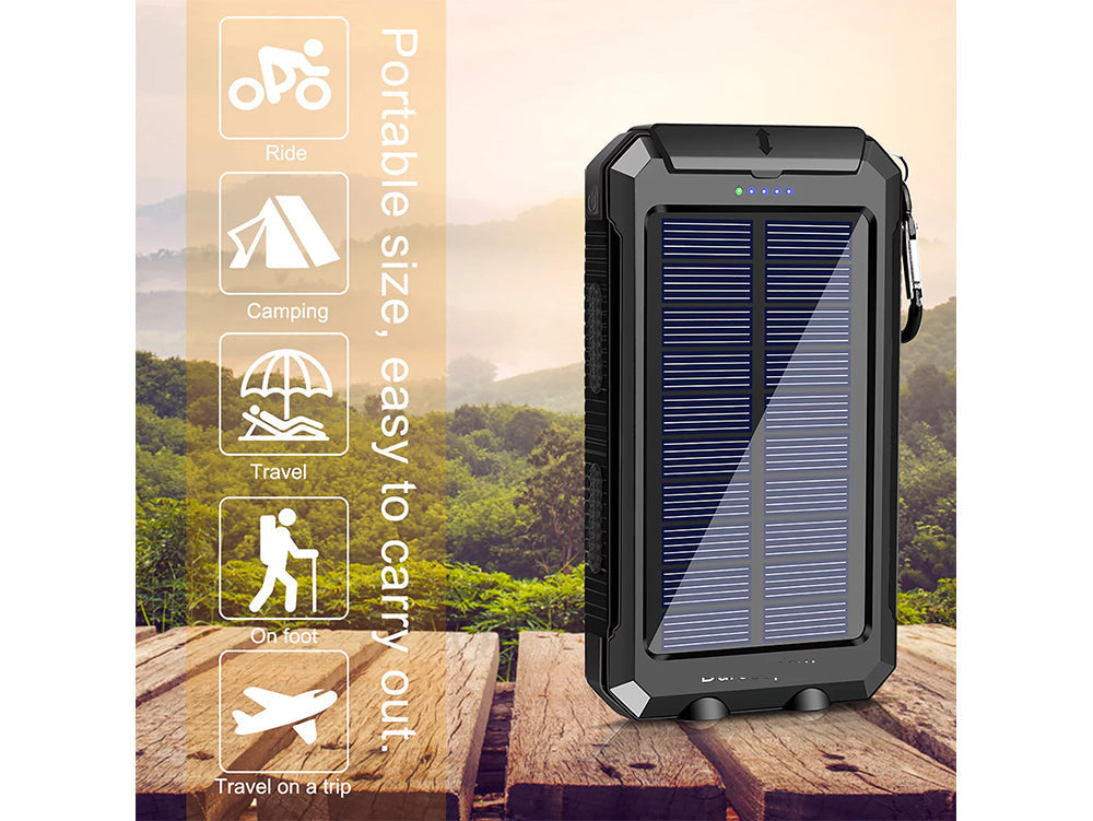 Compact solar power bank