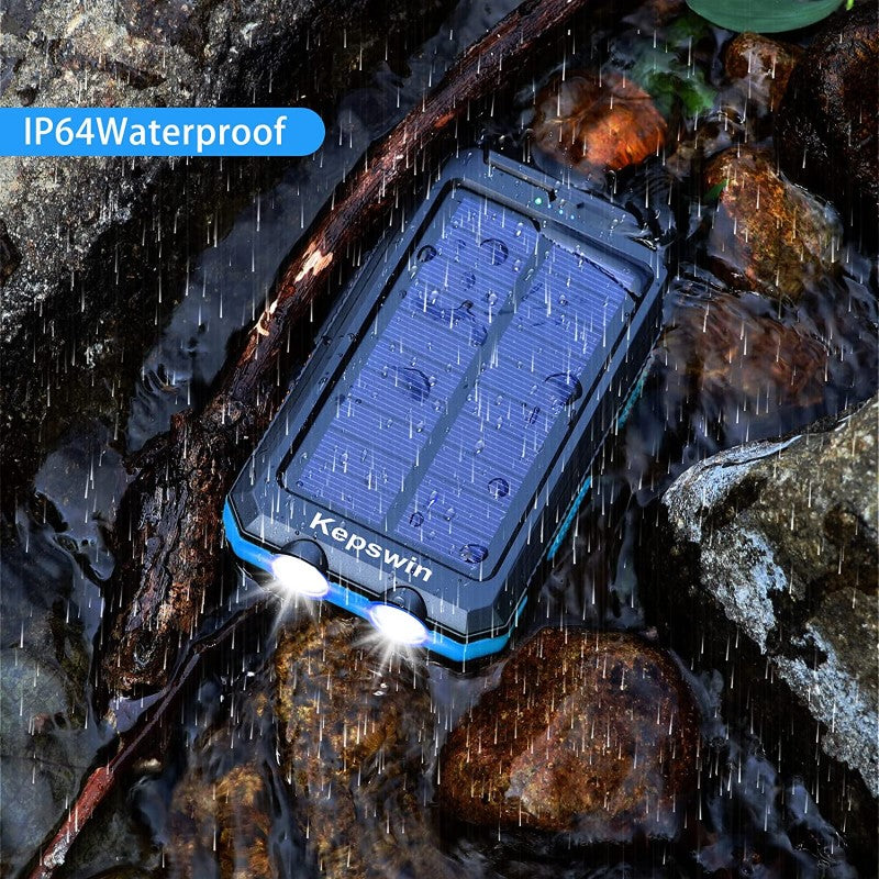 Compact solar power bank