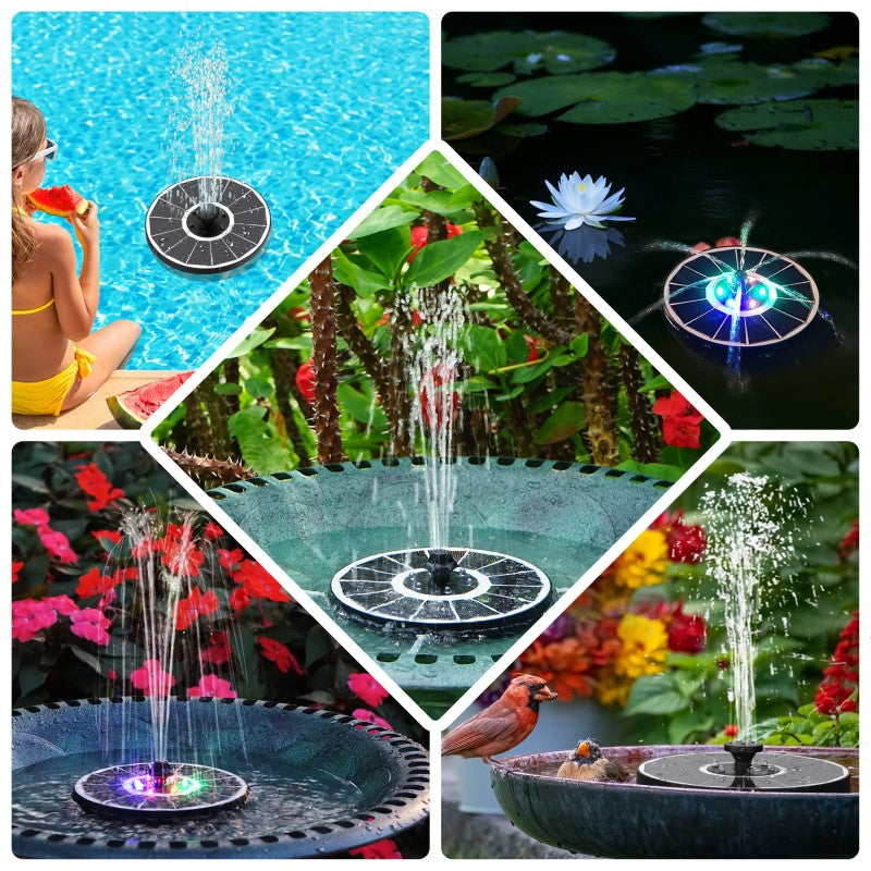 Solar fountain with user manual