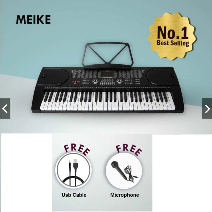 Keyboard piano with demo songs