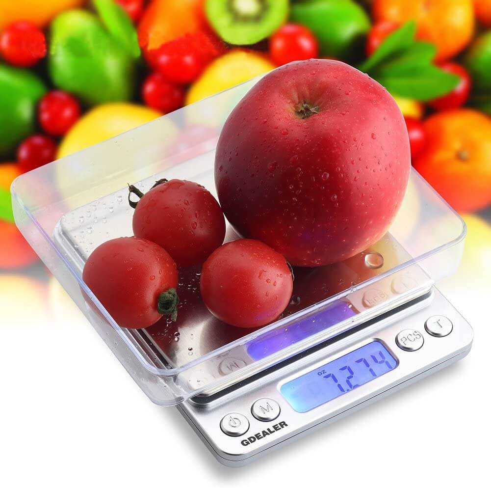 Scale measuring small items