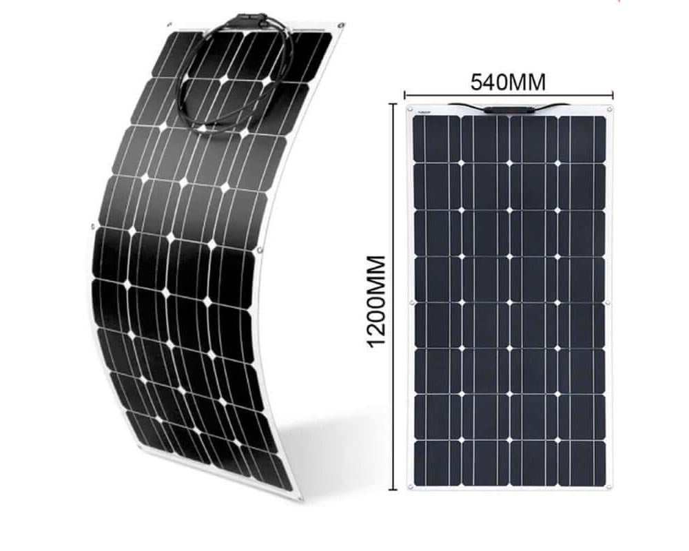 monocrystalline solar panel close