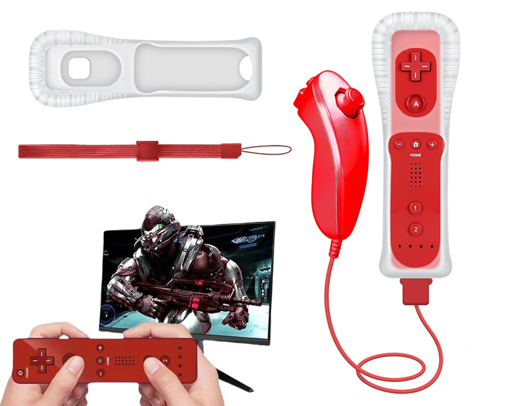 Wii remote with protective case