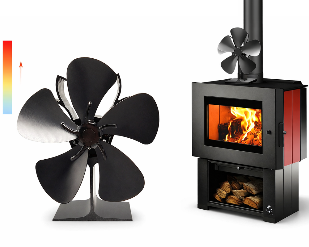 Stove fan for better heating