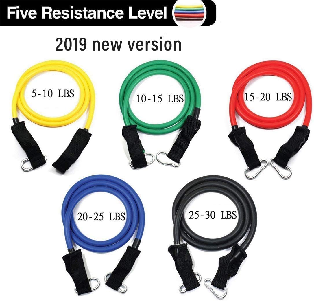 Fitness Exercises Resistance Bands Set