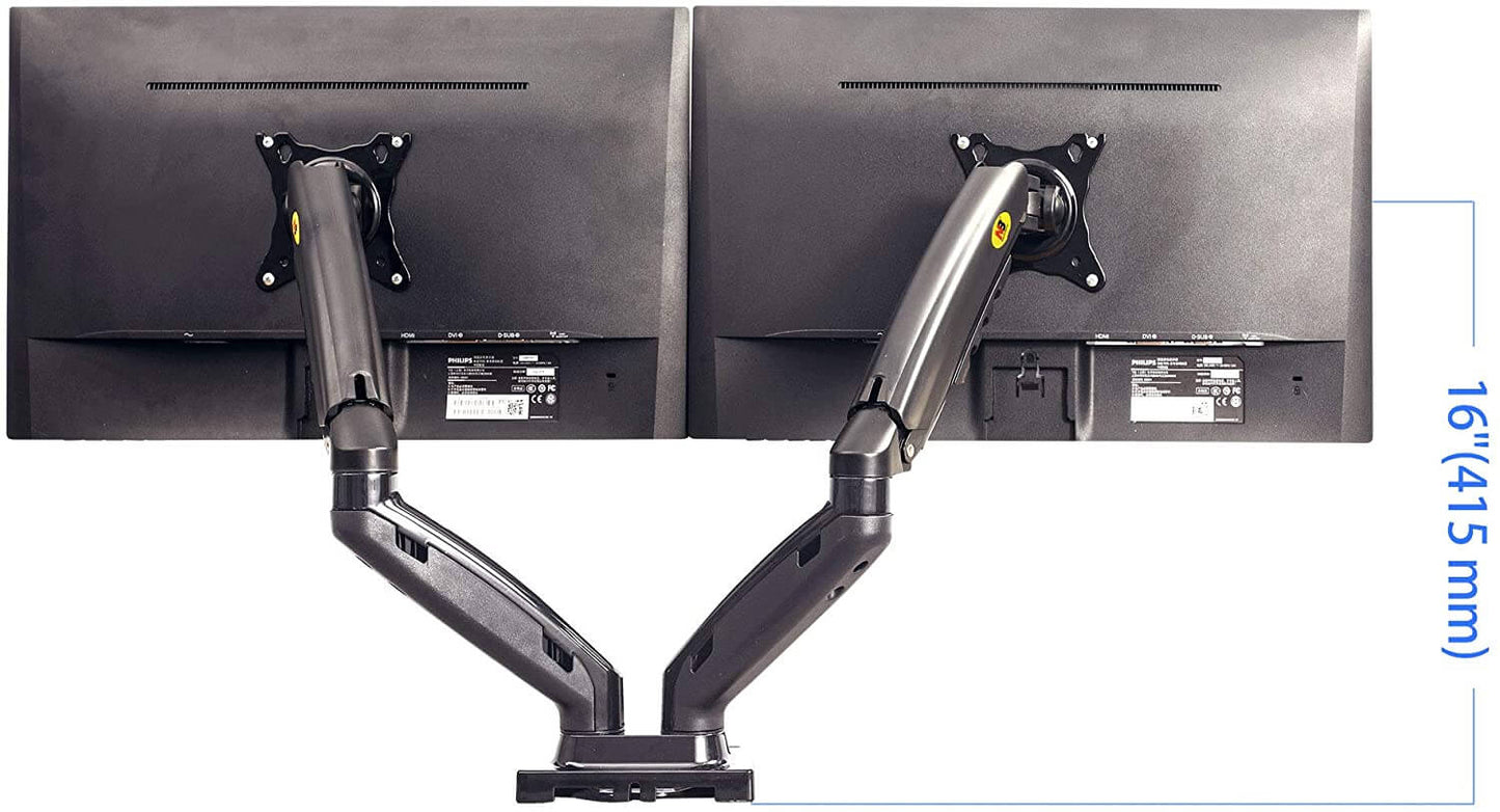 Dual Arm Monitor Stand Bracket Mount