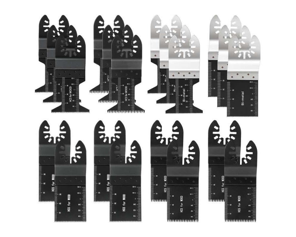 Oscillating blades for plastic