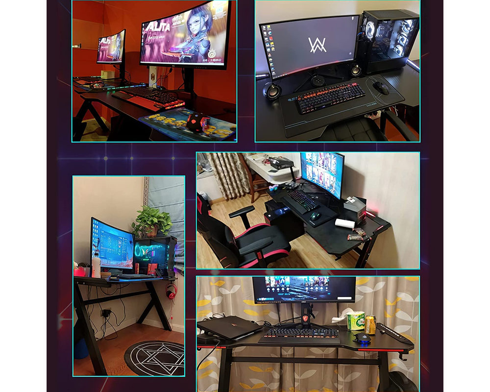 gaming desk assembly parts