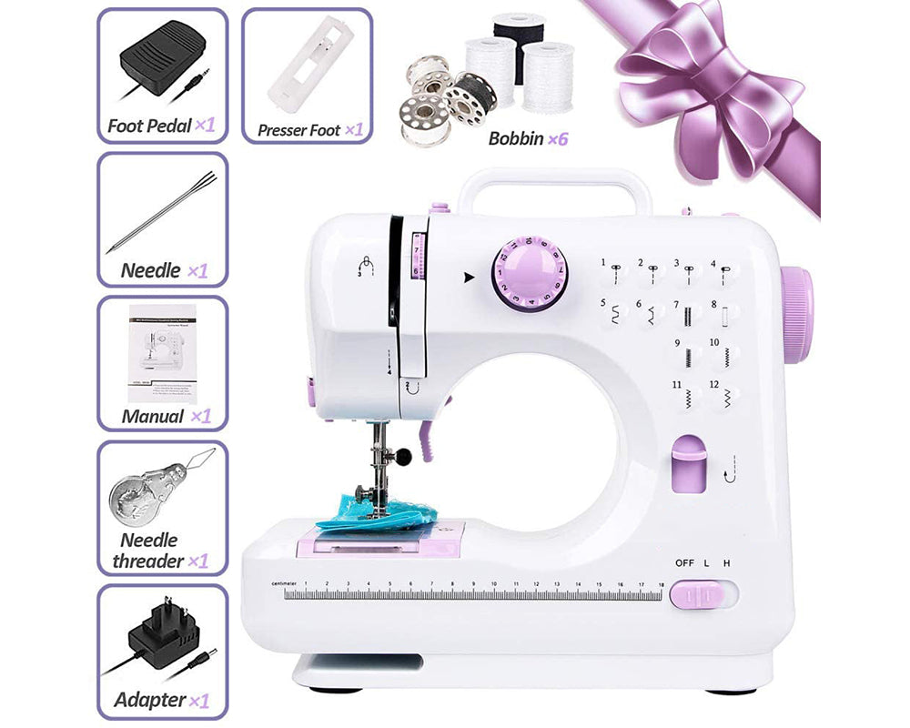 sewing machine with pedal