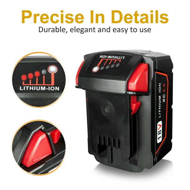Milwaukee M18 Battery Replacement 5000mah - The Shopsite