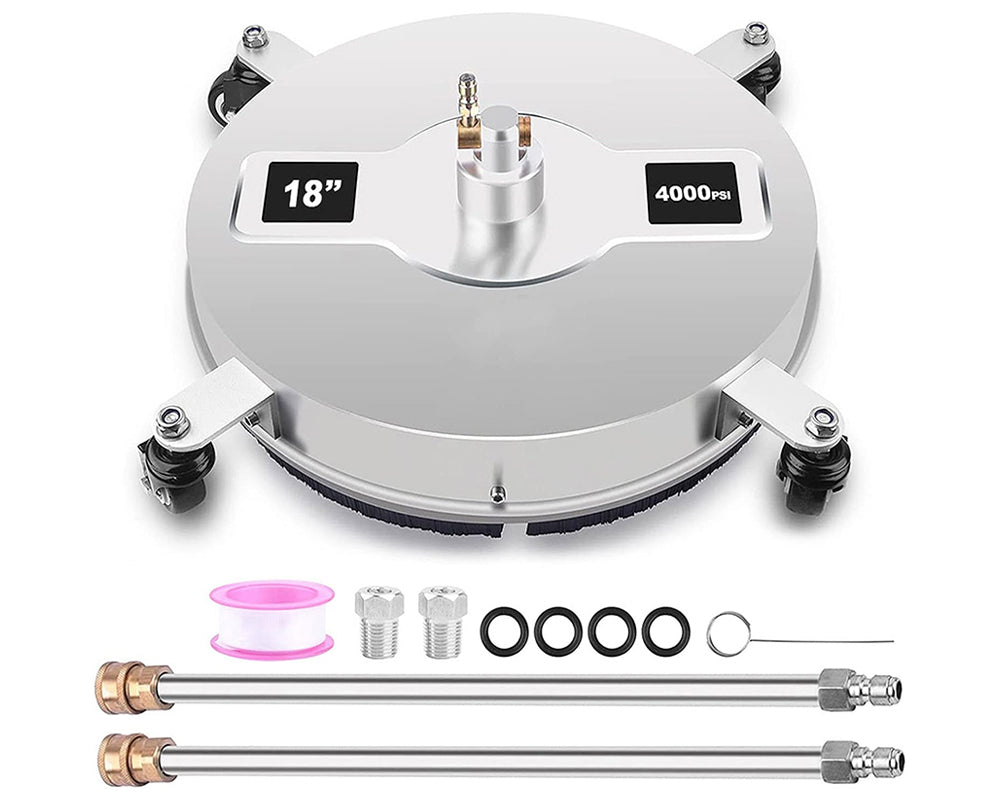 Surface cleaner caster wheels