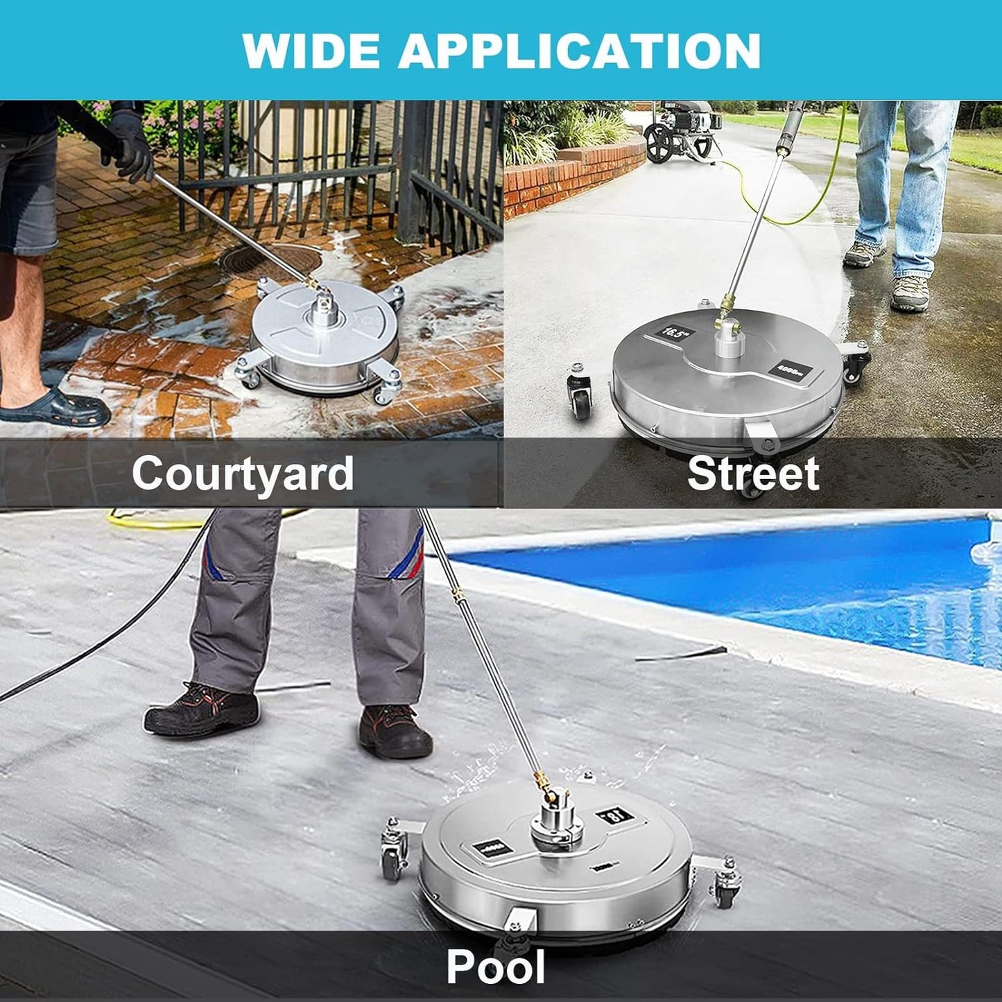 Pressure Washer Surface Cleaner 20 Inch