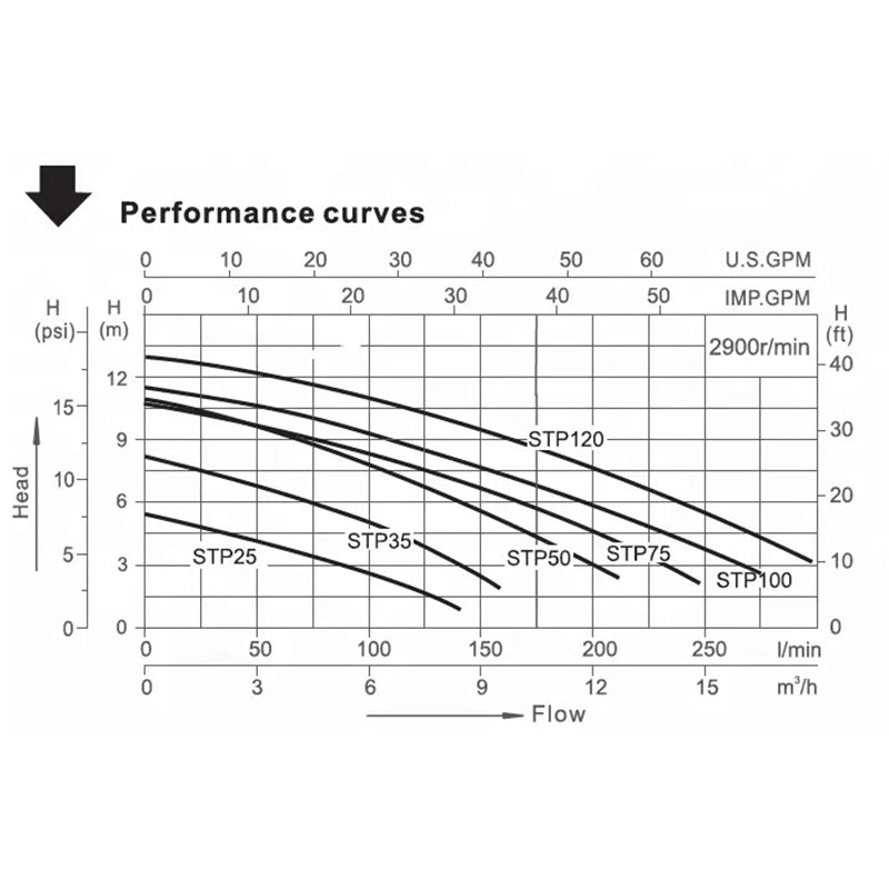 Swimming Pool Pump 1.5HP 1100W