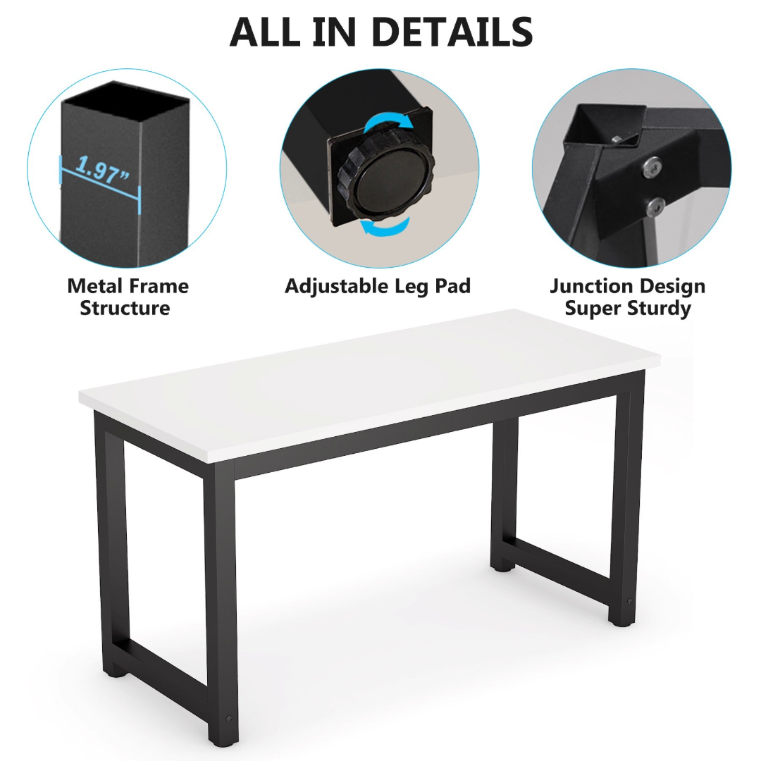 Computer Desk Table White 120cm