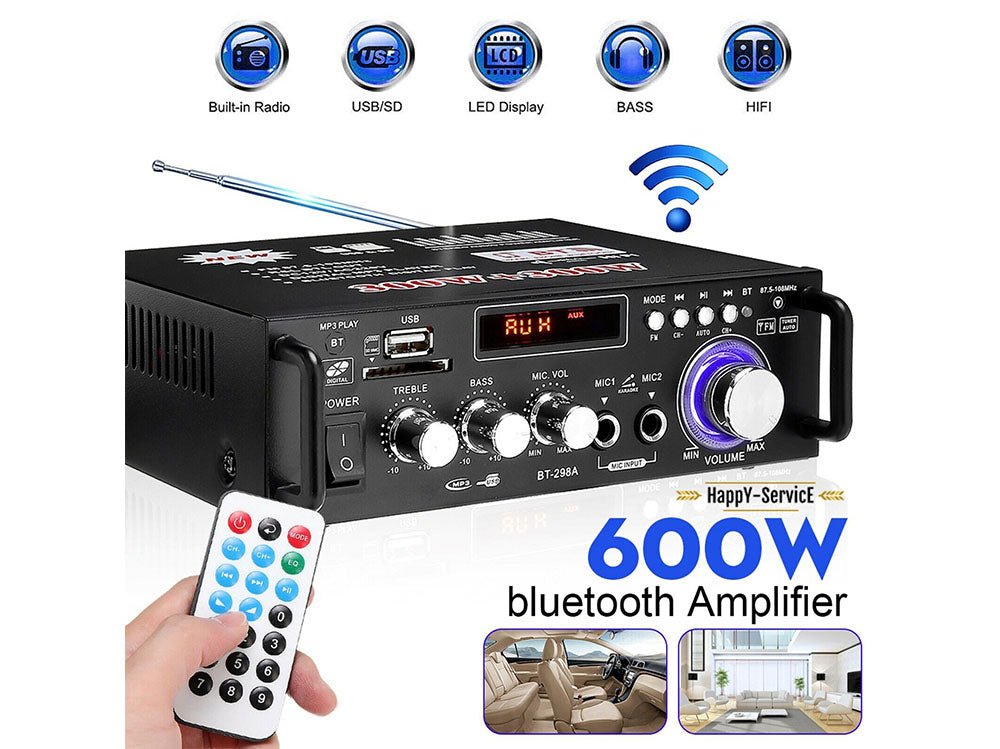 Mini Bluetooth Audio Amplifier Receiver