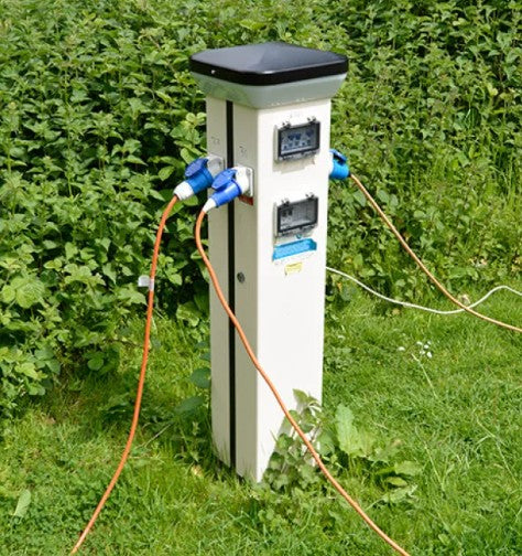 Caravan Camping Extension Lead 10m 16A to 10A with RCD