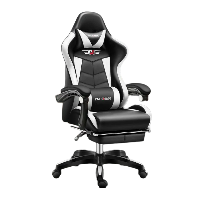Gaming Office Chair Headrest, Lumbar Support and Footrest