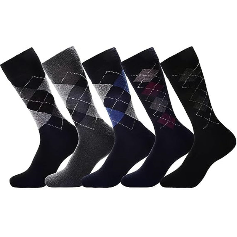 Crew Socks Business Socks Patterned Socks Mix RANDOM WHOLESALE - (60 Pairs)