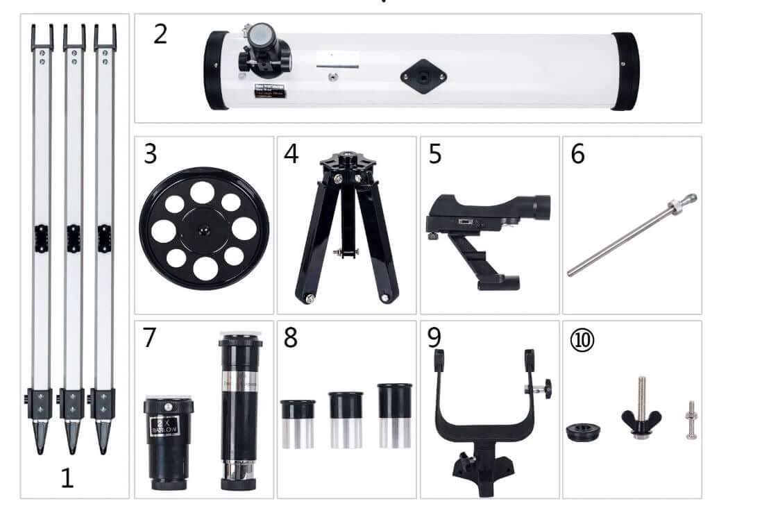 complete telescope accessory kit