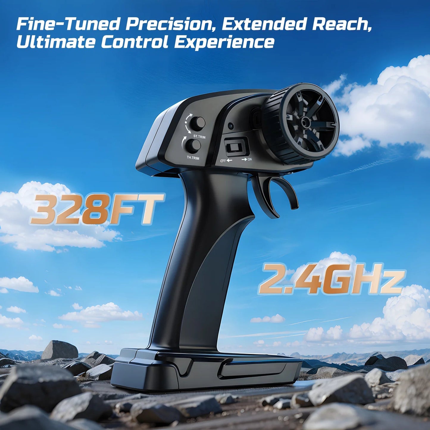 1/16 RC Car, 2.4Ghz Fast Remote Control Car 35+ MPH, 4WD off Road RC Truck Vehicle Gifts for Adult and Boys