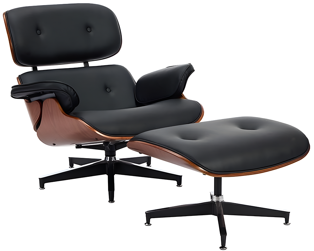 Replica Eames Chair with Ottoman