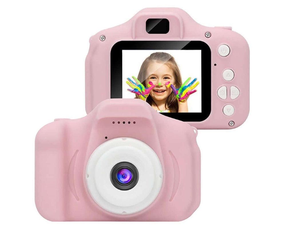 Camera with keychain necklace