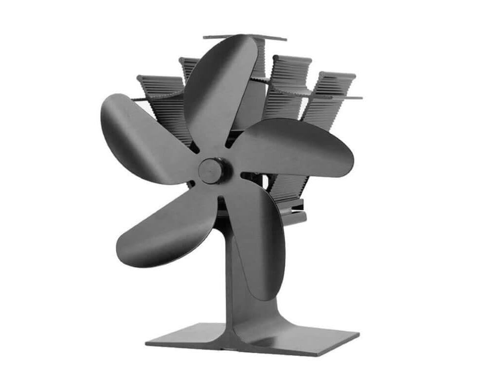 Heat powered fan base