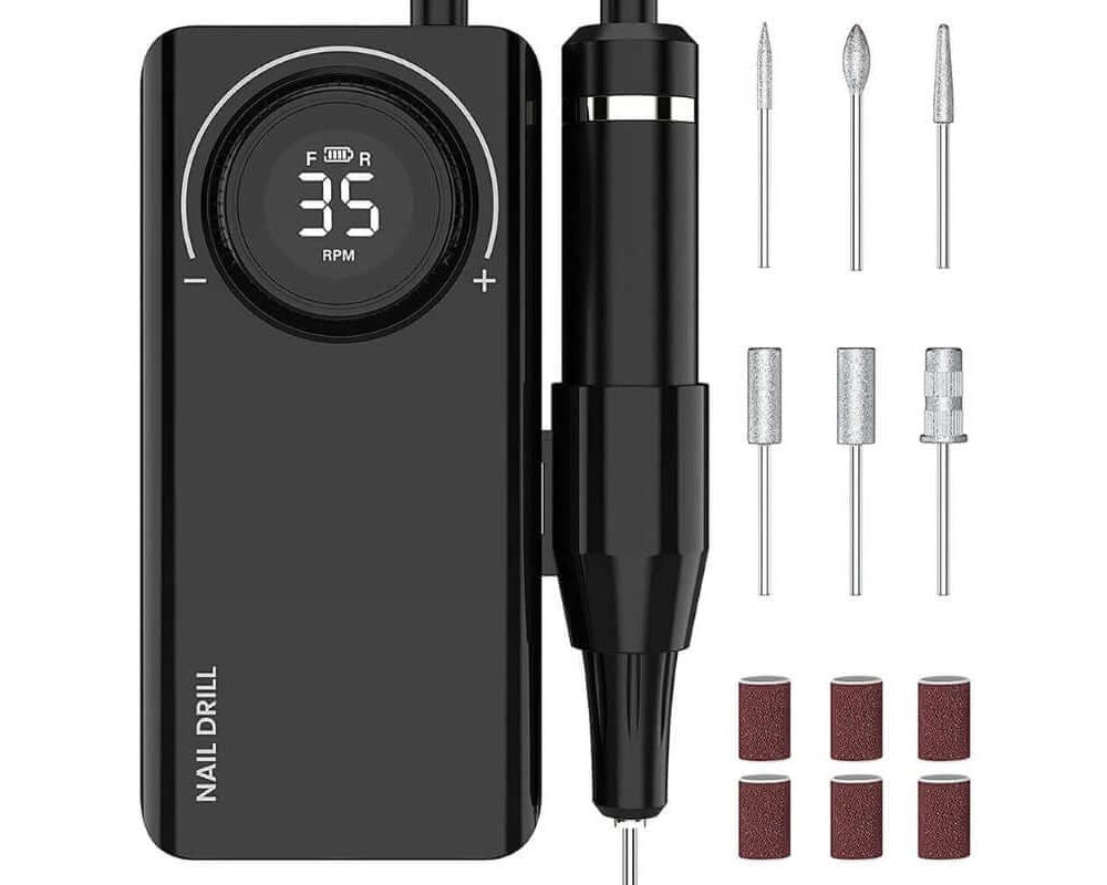 Set of drill bits for nails