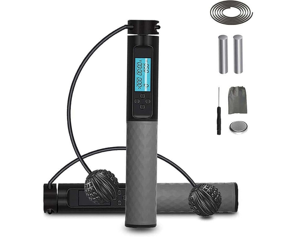 Jump rope with cordless balls