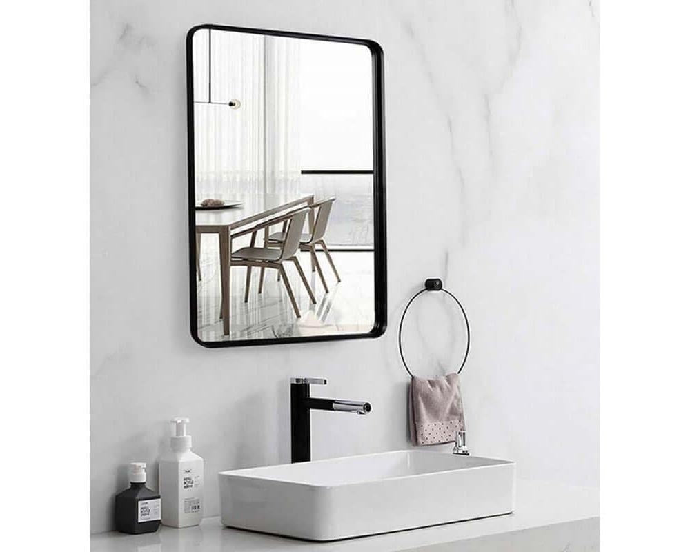 mirror with three light settings