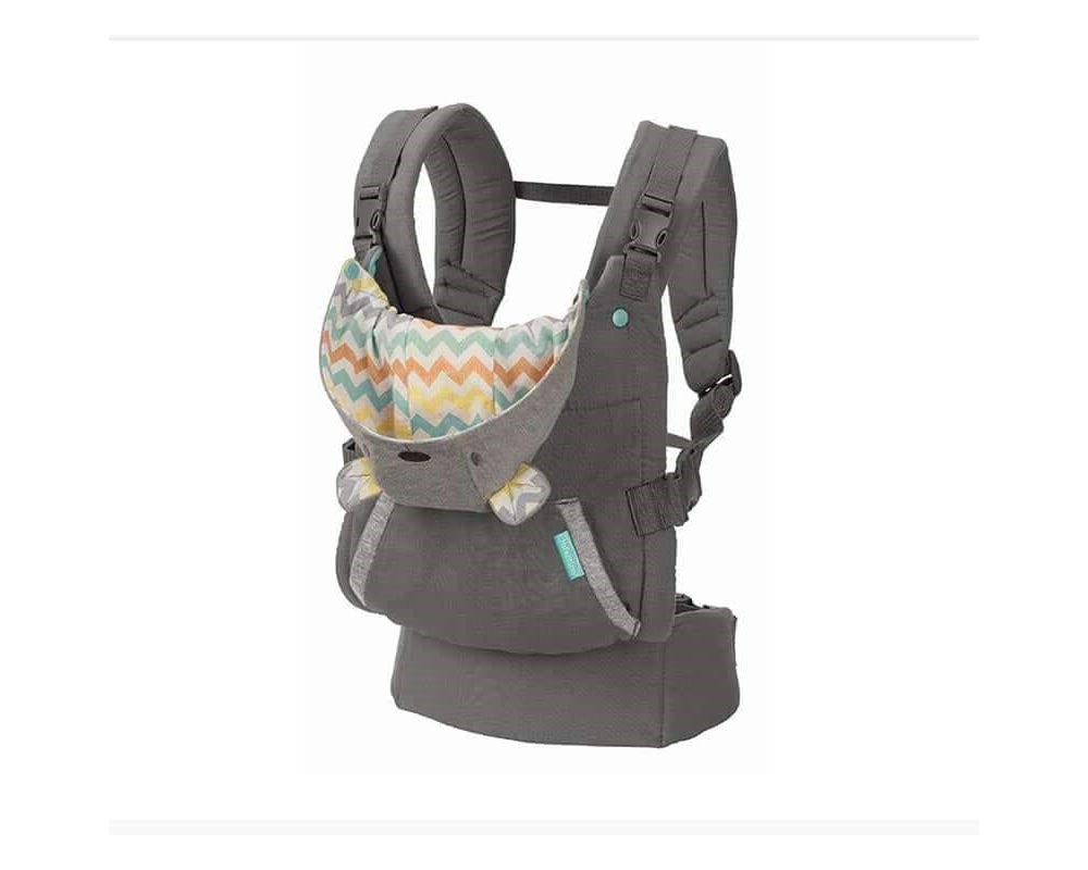 Wide hip support harness