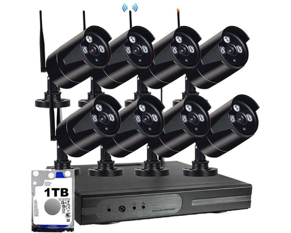 Home security camera setup