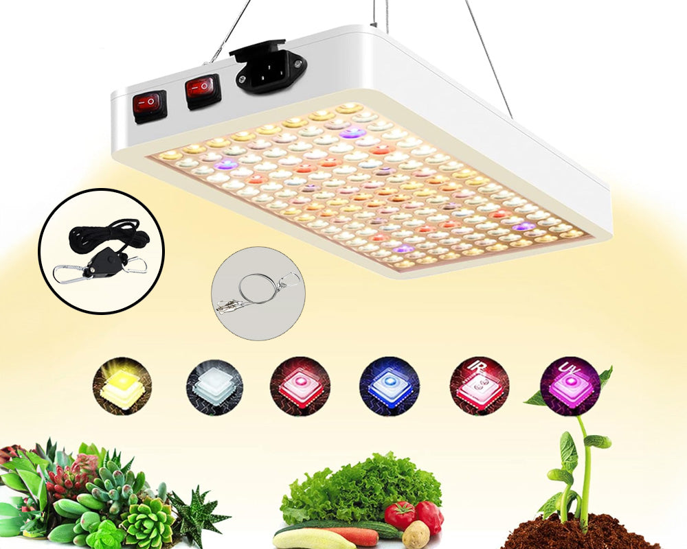 1000W Full Spectrum LED Grow Light – 216 LEDs